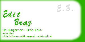 edit braz business card